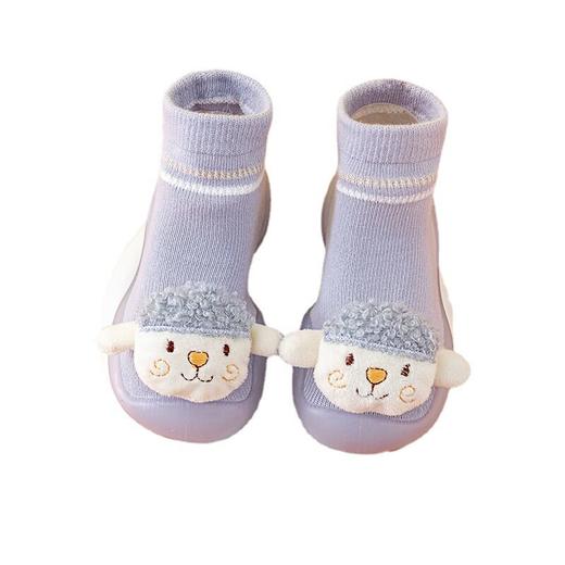 婴儿软底学步鞋冬宝宝0-2岁1室内夏小童地板袜子鞋春秋季防滑不掉 商品图4