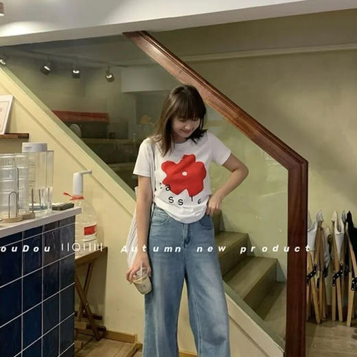 【99元3件任选，单拍不发】伊泺杉韩式纯棉短袖T恤（加购3件，下单自动满减）｜纯棉透气，多款可选 商品图7