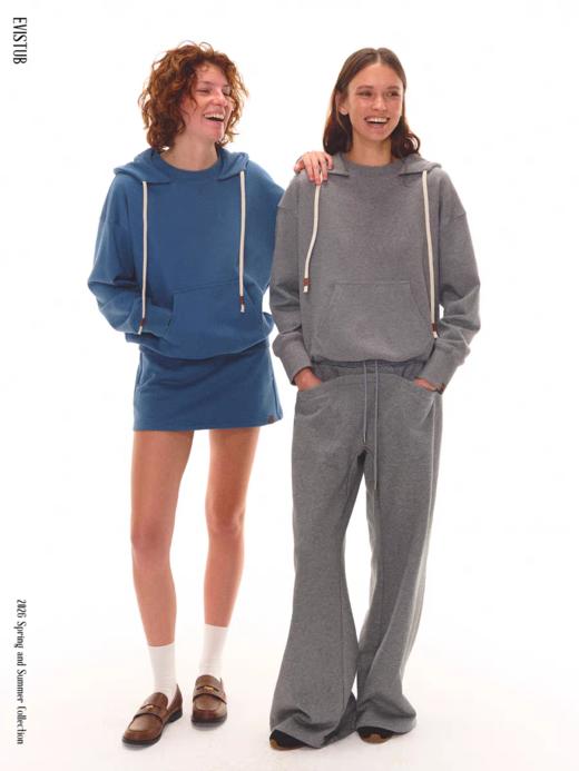 Evistub girls/E-6CCX1924/E-6CDQ1925/散步系列卫衣短裙套装 商品图0