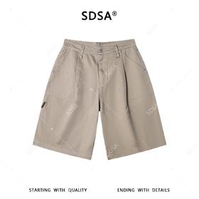 SDSA男装2026新款高贵轻奢休闲百搭纯色大口袋工装短裤韩系裤子
