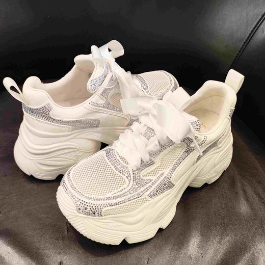 LFGJ 17954时尚带钻纱网老爹鞋 商品图4