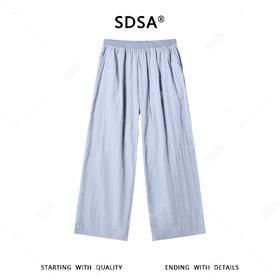 SDSA男装2026新款高贵轻奢慵懒风纯色垂感休闲裤百搭时尚裤子
