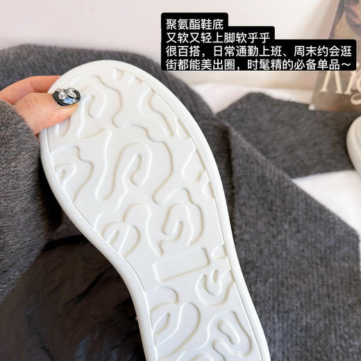 麦昆同款牛皮小白鞋｜时尚界的宇宙爆款，增高显气质 商品图2