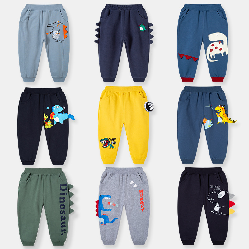 【断码清仓59.9元3条】be top春夏韩版儿童全棉针织运动裤