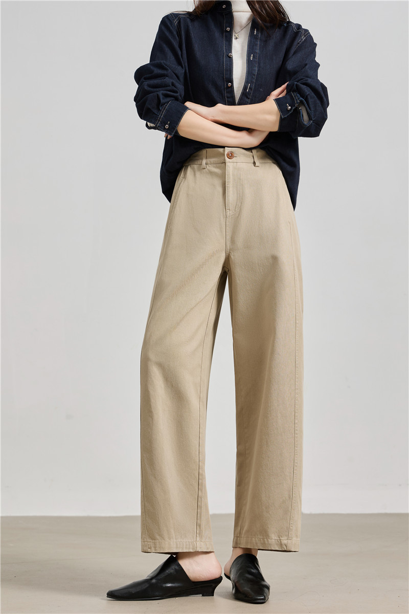 AVANN 天丝棉九分裤/中缝线西裤长裤 通勤神裤 休闲百搭