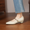 阿么手工女鞋复古一字带浅口单鞋女款2026软底通勤玛丽珍鞋3.5CM 商品缩略图2