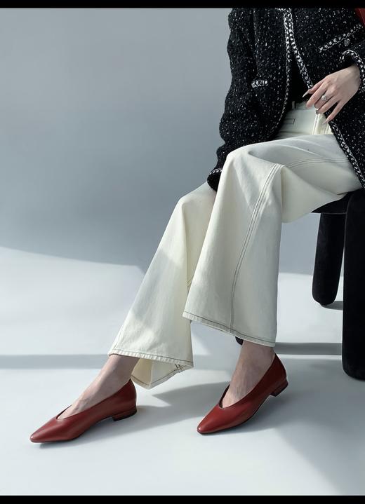 LP 圆头一脚蹬平底鞋 气质单鞋 纯色百搭 商品图8