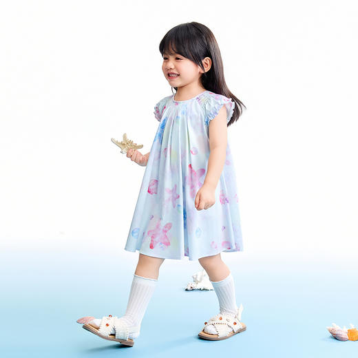 【实体店同款】女童短袖连衣裙夏季新款安奈儿童装XG623109 商品图5