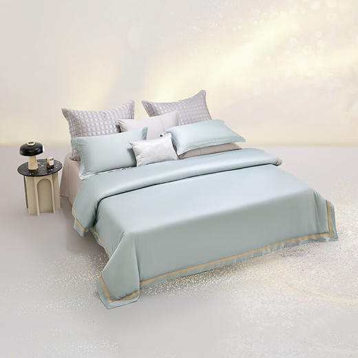 罗莱 TG 柔纱序曲100支全棉贡缎四件套 商品图1