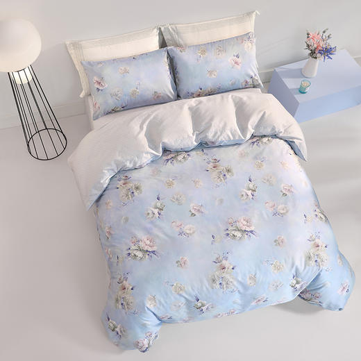 罗莱 TG 芳华如梦全棉斜纹磨毛四件套 商品图6