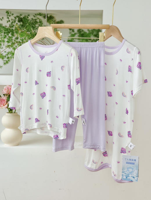 7A级抗菌!!莱赛尔天丝七分袖家居服套装(110-160码)★ 商品图5