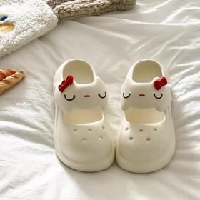 【花园鞋】玛丽珍洞洞鞋女款可爱卡通外穿厚底花园鞋包头防滑凉鞋【WG26233】