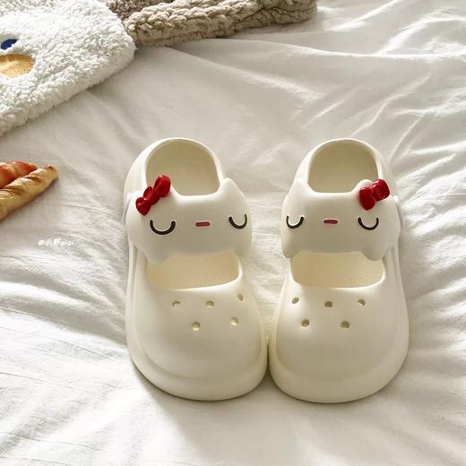 【花园鞋】玛丽珍洞洞鞋女款可爱卡通外穿厚底花园鞋包头防滑凉鞋【WG26233】 商品图0