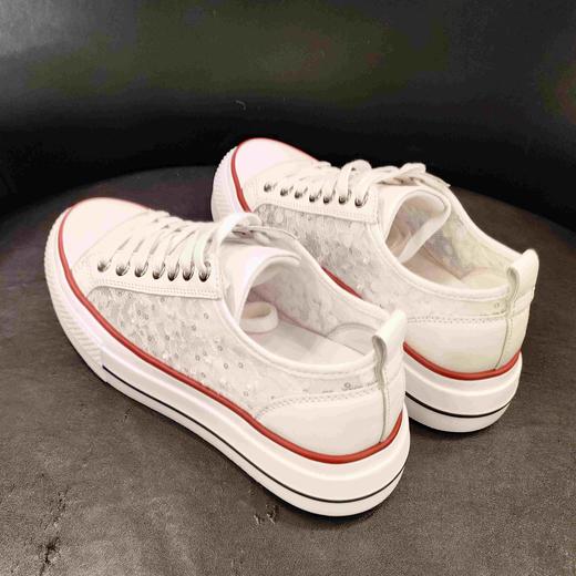 LFGJ 16517时尚蕾丝亮片板鞋 商品图4