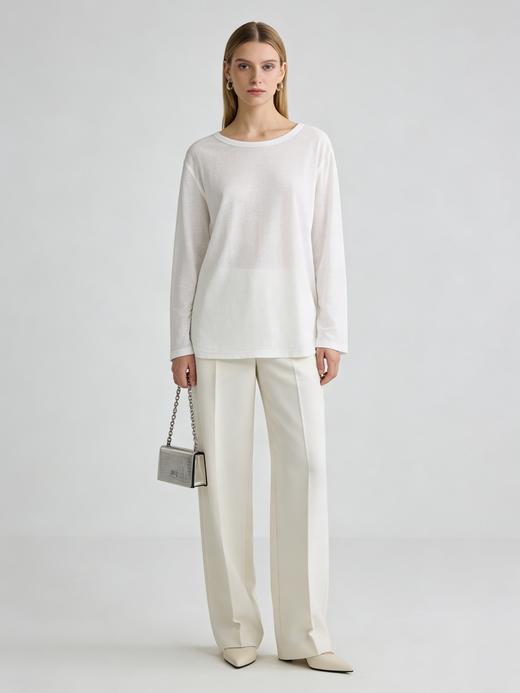 THE ROW同源强捻纱长袖T恤 商品图5