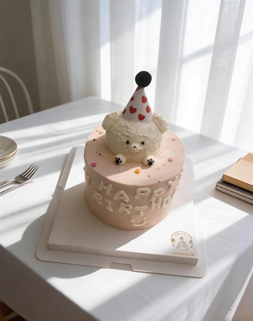 【优品系列】---【可爱修狗】送儿童、女孩、闺蜜生日蛋糕 商品图2