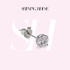 ShiningHouse[培育] 18k金钻石耳饰 圆钻形人工真钻人造钻石K金耳饰简约钻石耳饰悦己送礼臻选【此商品不支持7天无理由退货退款】预计3日发货 商品缩略图0