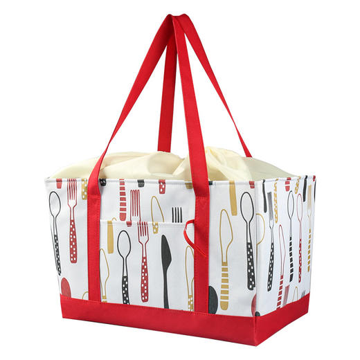 【夏季行走小冰箱】新款折叠超市购物保温袋 大容量铝膜保温保冷袋 烧烤便携手提野餐包 商品图4