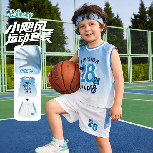 迪士尼超能玩家男童夏季运动背心套装ZD2FT011 商品图4