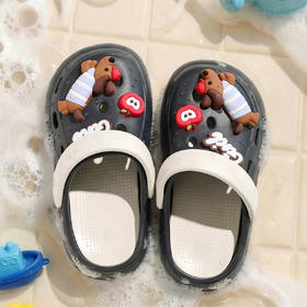 【洞洞鞋】男童女童洞洞鞋室内洗澡拖鞋软底包头沙滩鞋外穿夏季花园鞋【WG26336】