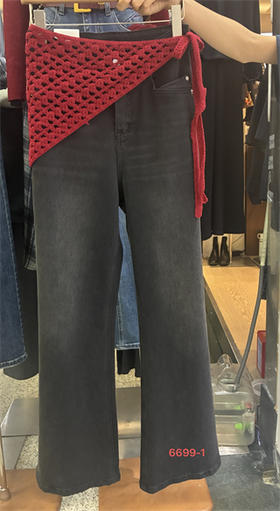 （仓发）JCS无披帘 直筒牛仔裤50922秋季669913305067