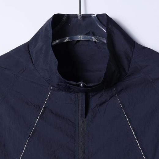 SDSA男装2026新款高贵轻奢简约纯色拉链立领夹克外套百搭宽松休闲 商品图1