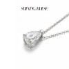 Ease·Shining系列 ShiningHouse[培育] 18k金钻石吊坠 梨形人工真钻人造钻石K金吊坠简约钻石吊坠钻石吊坠悦己送礼臻选（单吊坠，图片仅展示）【此商品不支持7天无理由退货退款】 商品缩略图2