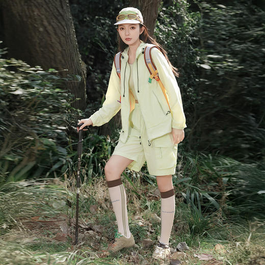 BHOVKEM 情侣款休闲速干防晒套装 防晒外套/防晒长裤/防晒短裤 轻薄有型 春夏两穿 商品图9