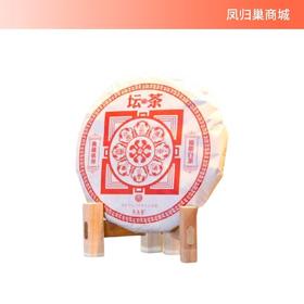 【凤品优选】 奉善斋 坛茶好事谈成350g 2015年福鼎白茶紧压白茶枣香老寿眉茶叶 珍藏老白茶饼