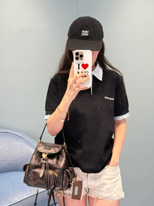 MiuMiu 26早春新款短袖（MM） 商品图2