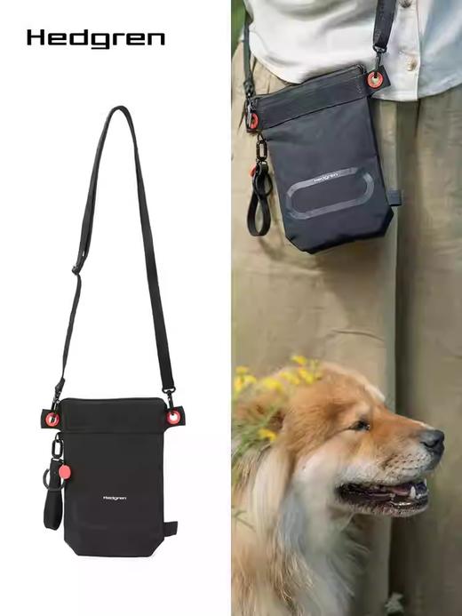 Hedgren 海格林 单肩包  HUNI03/003-F 黑色. 商品图3