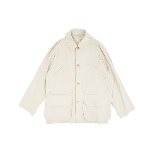 blurhms Silk/Cotton Nep Hunting Jacket 丝绵混纺猎装夹克 商品图0