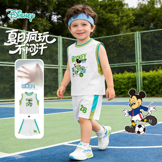 迪士尼超能玩家男童夏季运动背心套装ZD2FT011 商品图5