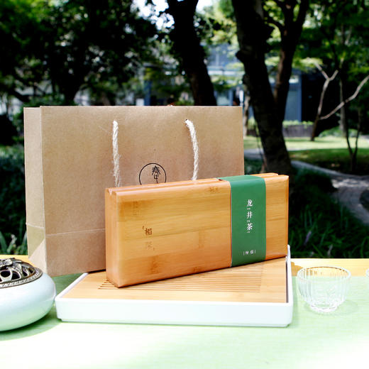 （2026新茶）钱塘龙井 明前100g竹制礼盒M5 商品图5