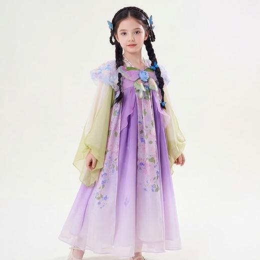 年衣童装汉服裙女童2025新款秋季新中式国风改良风汉服连衣裙礼服花鼓隆咚汉服裙年衣N1253378D02NIANYI年衣 商品图3