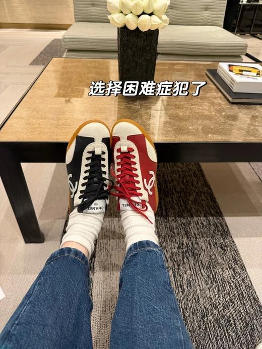 香奈儿 早春新款复古德训鞋运动鞋休闲鞋（DBG） 商品图7