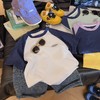 【🔥火山系穿搭39.9带走2件】80-170码男女童2026新款插肩袖韩版童装短袖儿童夏季半袖T恤聚 商品缩略图4