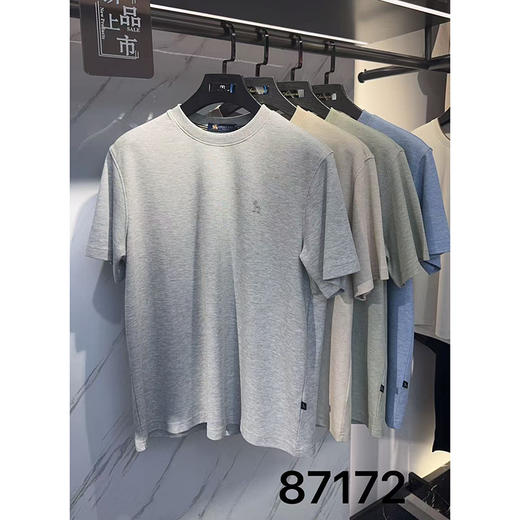 简约百搭舒适透气夏季男士休闲宽松圆领短袖欧潮上衣   XLM-CM8687172 商品图0