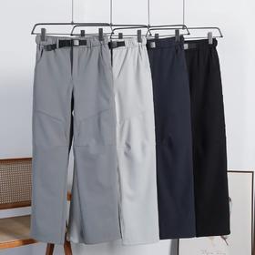 春季新品！户外机能裤！春夏男士松紧腰防泼水登山徒步运动休闲裤！