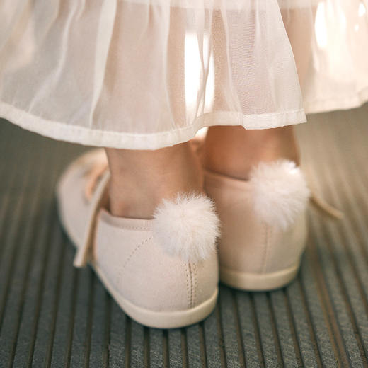 【云优选】little winkaa刺绣兔子舞蹈鞋宝宝儿童公主鞋女童皮鞋中秋汉服鞋 商品图3