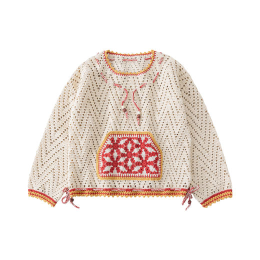 苏苏姐家椿游上衣手工DIY钩针衣服4股棉毛线团自制材料包 商品图4