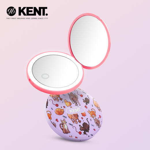 KENT肯特 LED化妆镜 还有复古印花款 商品图0