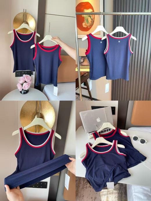 【hm1】女士夏日百搭拼接撞色背心！！ 商品图1