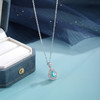 子佩集【清欢漾喜】S925银套链【PM2254-XF】培育宝石帕拉伊巴蓝碧玺水滴2510 商品缩略图2