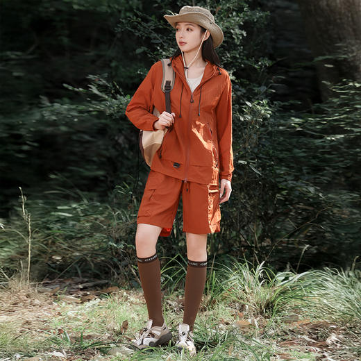 BHOVKEM 情侣款休闲速干防晒套装 防晒外套/防晒长裤/防晒短裤 轻薄有型 春夏两穿 商品图13