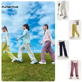 【轻肤裤阔腿版】funactive男童轻薄工装裤运动儿童长裤子F1UK20395