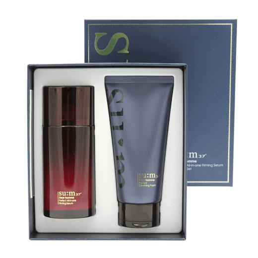 SU:M苏秘日臻男士三合一精华洁面套（精华乳110ml+洁面160ml） 商品图0