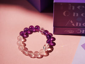 粉水晶&紫水晶手串