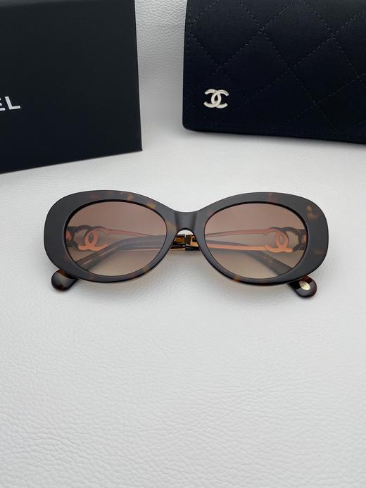 香奈儿 9179  图案双色镂空镜腿 板材复古猫眼形时尚太阳镜（JH） 商品图6