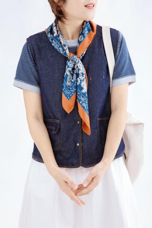 两面穿牛仔马甲 商品图0